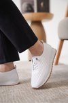 Beyaz Ortopedik Sneaker Spor Ayakkabı