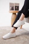 Beyaz Ortopedik Sneaker Spor Ayakkabı