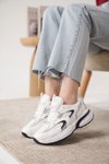 Beyaz Sameto Ortopedik Sneaker Spor Ayakkabı