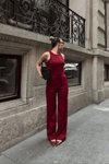 Bordo Askılı Kaşkorse İkili Takım