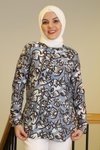 Desenli Uzun Kollu Gömlek