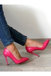 Fuşya Stiletto Yüksek İnce Topuk Ayakkabı