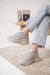 Gri D383 Ortopedik Sneaker Spor Ayakkabı