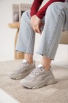 Gri D383 Ortopedik Sneaker Spor Ayakkabı