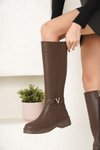 Kahverengi Amira Soğuk Geçirmez Kışlık Çizme