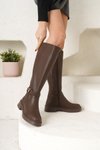 Kahverengi Amira Soğuk Geçirmez Kışlık Çizme