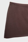 Kahverengi Mini Şort Etek
