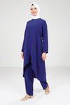 Lacivert Tunik Pantolon İkili Takım