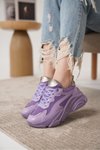 Lila D383 Ortopedik Sneaker Spor Ayakkabı