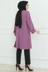 Lila Oversize Tunik