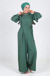 Emerald Pearl Detailed Jumpsuit Dress