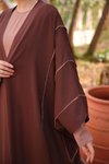 Acı Kahve Ankanoor Biyeli Abaya Takım