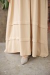 Açık Bej Ankanoor Çift Bantlı Salaş Elbise