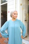 Bebe Mavisi Ankanoor Düz Ferace