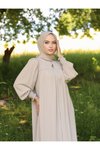 Bej Ankanoor Açık Robalı Ferace