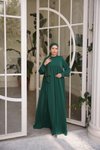 Zümrüt Ankanoor Fırfırlı Robalı Elbise
