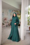 Zümrüt Ankanoor Medine İpeği Şallı Elbise