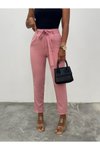 Pudra Kemerli Bilek Pantolon