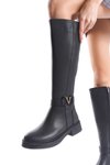 Siyah Amira Soğuk Geçirmez Kışlık Çizme