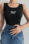 Siyah Amour Paris Askılı