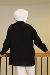 Siyah Arkası Uzun Gömlek