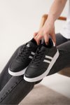Siyah Beyaz Daxors D163 Ortopedik Sneaker Spor Ayakkabı