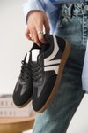 Siyah Beyaz Garantili Carina Ortopedik Sneaker Spor Ayakkabı