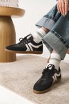 Siyah Beyaz Garantili Carina Ortopedik Sneaker Spor Ayakkabı