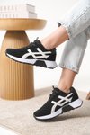 Siyah Beyaz Garantili Ortopedik Sneaker Spor Ayakkabı