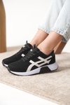 Siyah Beyaz Garantili Ortopedik Sneaker Spor Ayakkabı