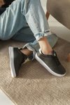 Black White Orthopedic Sneaker Sports Shoes