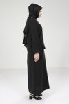 Siyah Ceketli Tesettür Elbise