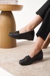 Siyah D08 Ortopedik Comfort Ayakkabı