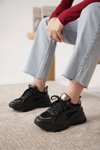 Siyah D383 Ortopedik Sneaker Spor Ayakkabı