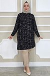 Siyah Desenli Tunik