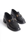 Siyah Garantili D344 Ortopedik Loafer Ayakkabı