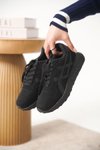 Siyah Garantili Ortopedik Sneaker Spor Ayakkabı