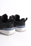 Siyah Ortopedik Garantili Sneaker Spor Ayakkabı