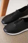 Siyah Ortopedik Sneaker Spor Ayakkabı