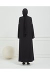 Siyah Özel Tasarım Abaya