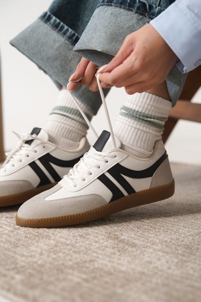 Beyaz Garantili Carina Ortopedik Sneaker Spor Ayakkabı