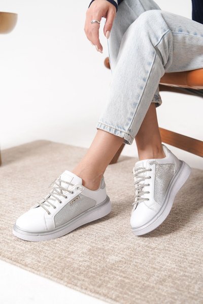 White Guaranteed Orthopedic Sneaker Sports Shoes