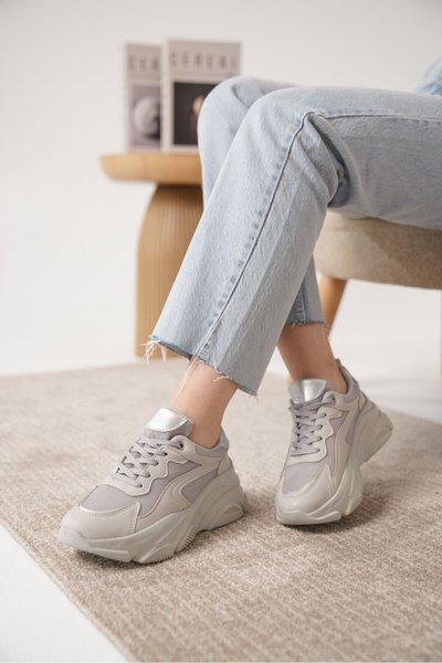 Gray D383 Orthopedic Sneaker Sports Shoes