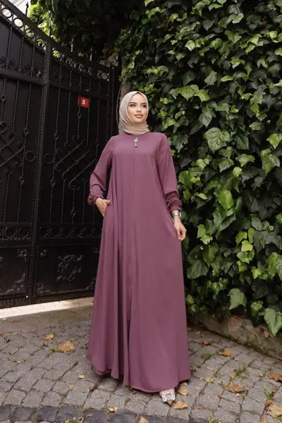 Mor Ankanoor Açık Mevlana Ferace