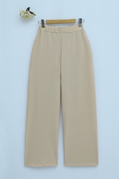 Somon İthal Kumaş Bol Paça Pantolon