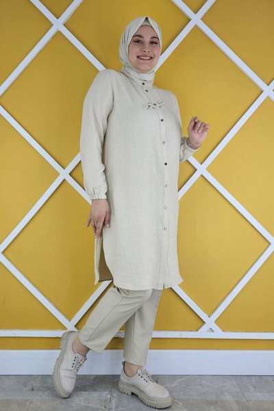 Taş Çapraz Aller Ve Detaylı Gömlek