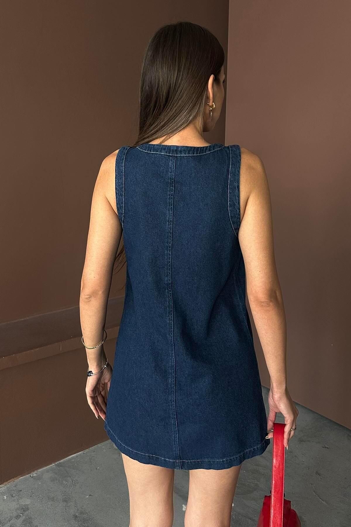 white christmas dresses Trendy Tales Ombre Denim Mini Dress (Light Denim Blue) · NanaMacs main image 1