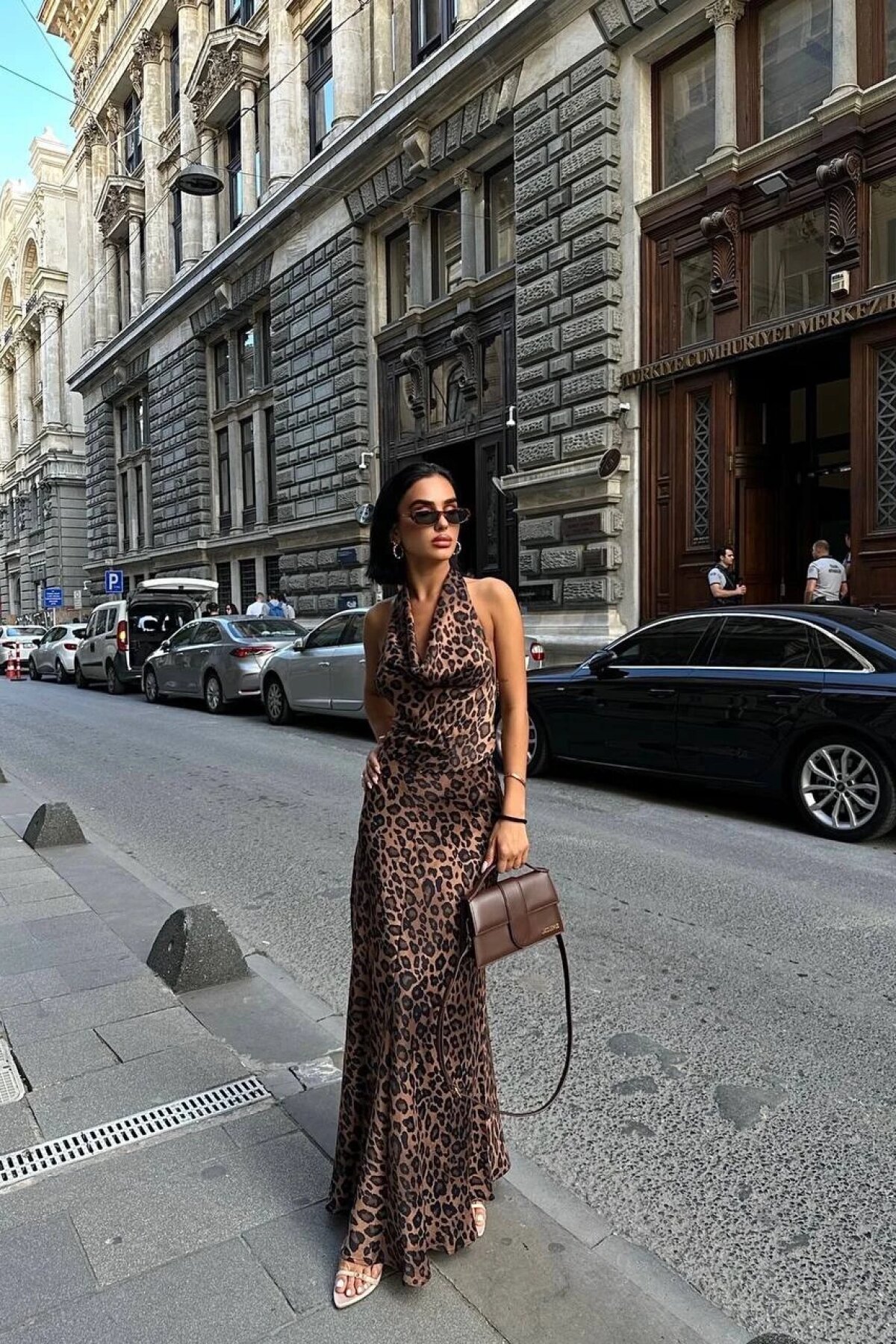 Leopar Perry Saten İkili Takım - Luvita Co