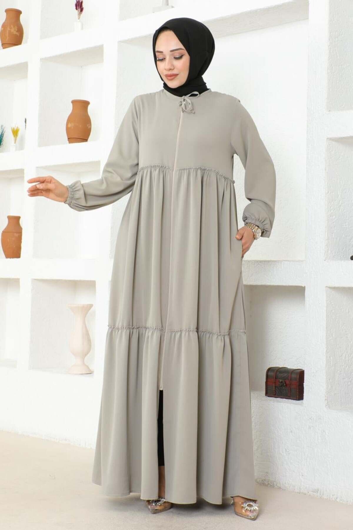 Taş Eteği Fırfırlı Jessica Krep Ferace - Mec Fashion