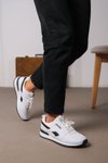 Beyaz Siyah Ortopedik Garantili Unisex Sneaker Spor Ayakkabı